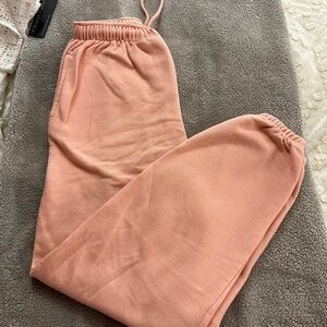 PrettyLittleThing Pink Joggers Elastic Waistband Cozy Fit